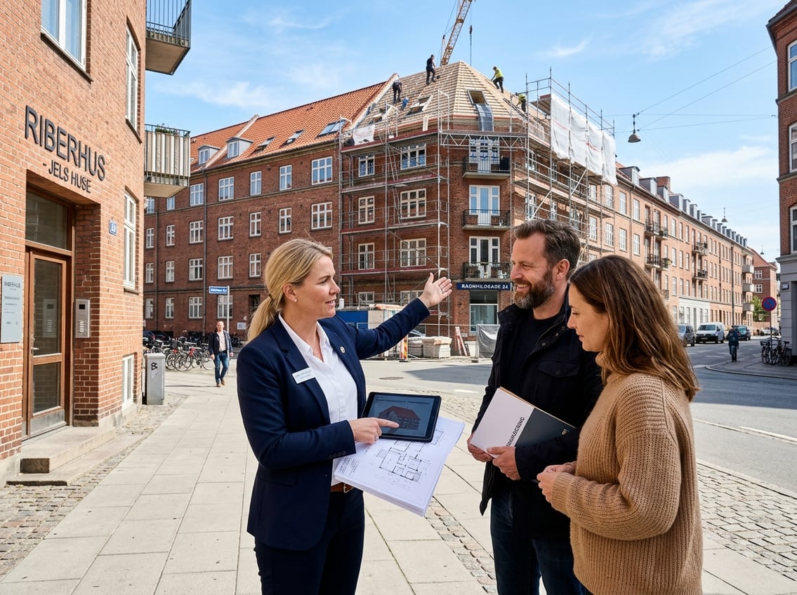 Udfordringerne ved at finde penge til et nyt tag på en etageejendom i København har Jels Huse og Taglejligheder en løsning på